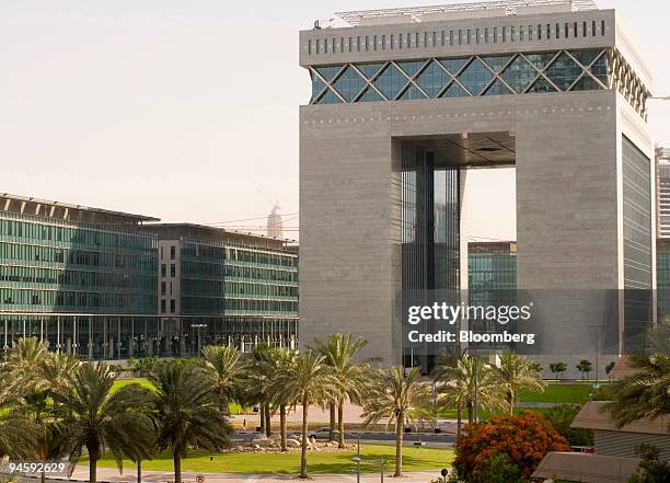 The exterior of the Dubai International Financial Centre, DIFC, building is seen in Dubai, United Arab Emirates, on Wednesday, May 16, 2007.