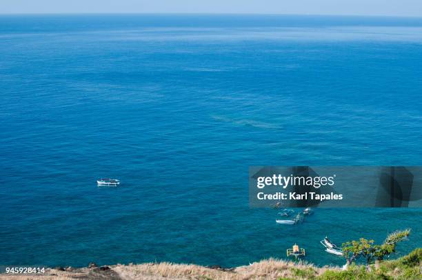 coastline view from capones island in the philippines - zambales province stock pictures, royalty-free photos & images