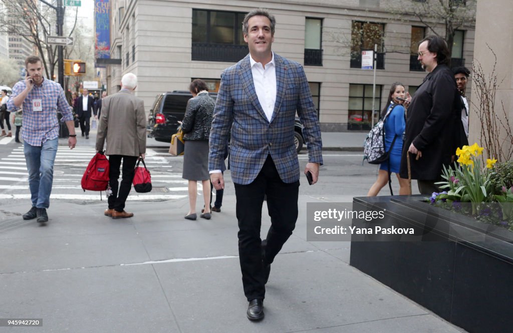 Court Hearing Surrounding Searches Of Trump Attorney Michael Cohen Held In New York