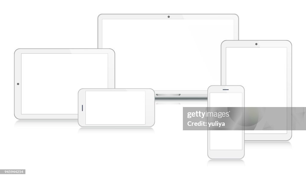 Laptop, Tablet, Smartphone, Mobile Phone Silver Color