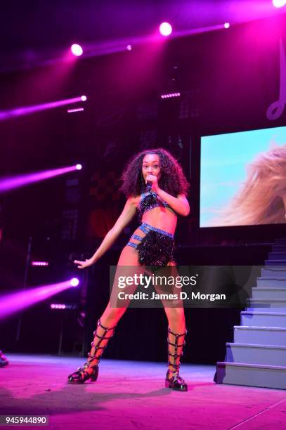 British girl band Little Mix in concert on May 13, 2016 in Sydney, Australia.