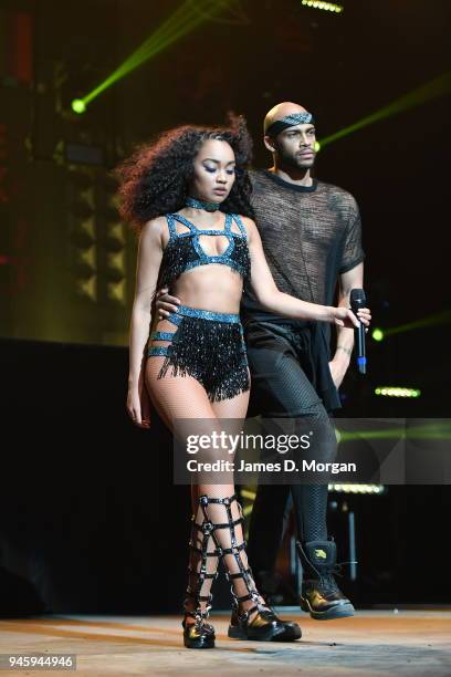 British girl band Little Mix in concert on May 13, 2016 in Sydney, Australia.