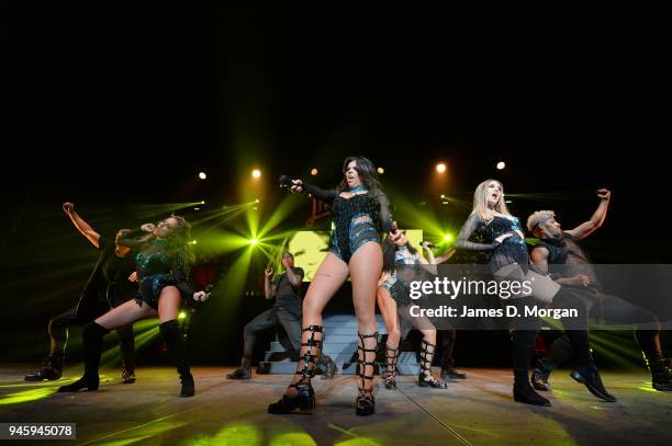 British girl band Little Mix in concert on May 13, 2016 in Sydney, Australia.