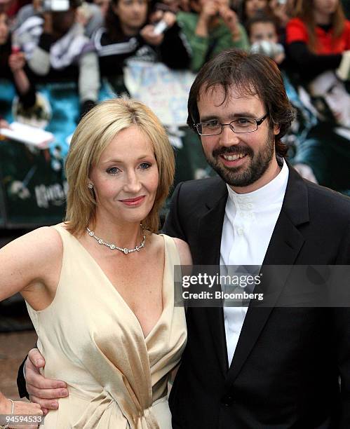 Author of the Harry Potter series, JK Rowling, and her husband, Dr. Neil Murray, arrive at the U.K. Premier of Harry Potter and the Order of the...