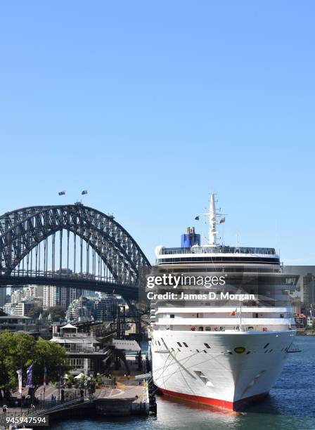 Cruises Arcadia arrives into the harbour on her world cruise on March 01, 2016 in Sydney, Australia. Weighing in at 84,000 tonnes, P&O's fourth...