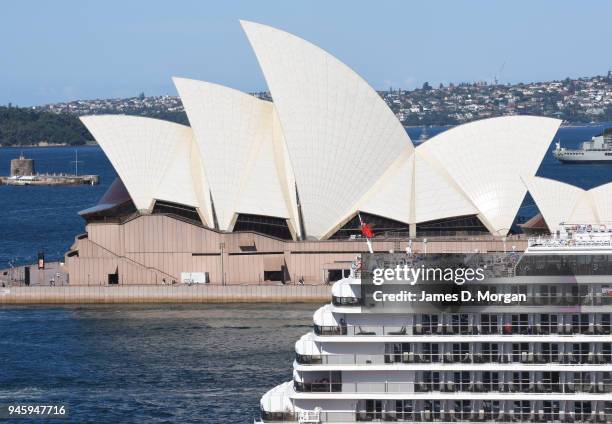 Cruises Arcadia arrives into the harbour on her world cruise on March 01, 2016 in Sydney, Australia. Weighing in at 84,000 tonnes, P&O's fourth...