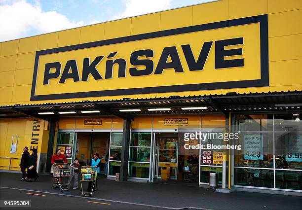Pak 'n Save store, one of the brand names belonging to New Zealand's largest supermarket chain Foodstuffs, is seen in Auckland, New Zealand on...