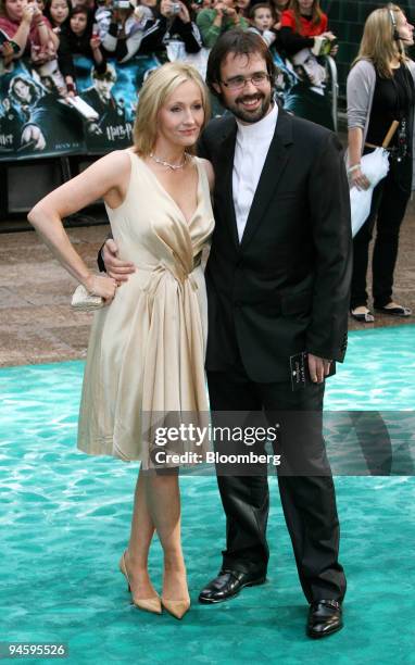 Author of the Harry Potter series, JK Rowling, and her husband, Dr. Neil Murray, arrive to the U.K. Premier of Harry Potter and the Order of the...