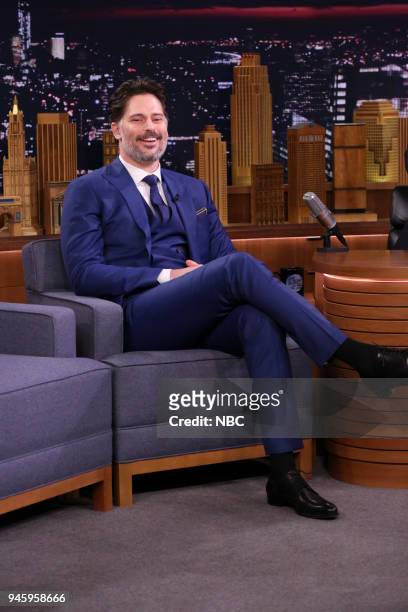 Episode 0850 -- Pictured: Actor Joe Manganiello during an interview on April 13, 2018 --