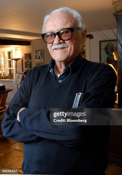 Jean 'Toots' Thielemans legendary jazz musician known for his harmonica playing, poses at his home in La Hulpe, Belgium, on Wednesday, March 14,...