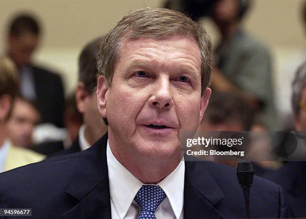 Robert Malone, head of BP America Inc., testifies at a House Energy and Commerce Committee hearing in Washington, D.C., September 7, 2006 on the...