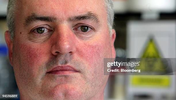 Professor Frank Barry poses at the Regenerative Medicine Institute at University College Galway, Ireland, on March 14, 2007. Big pharmaceutical...