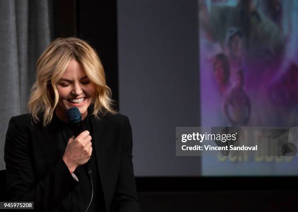 Actress Jennifer Morrison attends SAG-AFTRA Foundation Conversations screening of "Sun Dogs" at SAG-AFTRA Foundation Screening Room on April 13, 2018...