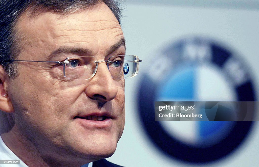 The BMW logo is mirrored in the glasses of Bayerische Motore
