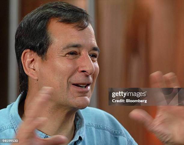 Boston Beer Company, Inc. Founder and chairman Jim Koch discusses brewing Samuel Adams beer during an interview at the company's Boston,...