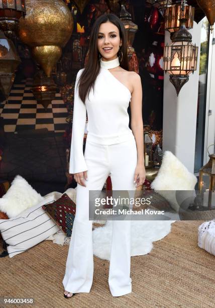Victoria Justice attends Rachel Zoe's 4th Annual ZOEasis at Parker Palm Springs on April 13, 2018 in Palm Springs, California.