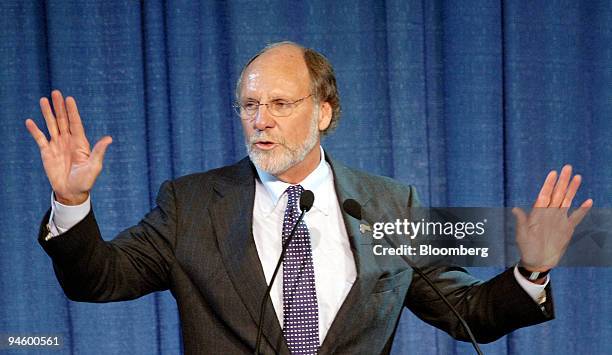 New Jersey Governor Jon Corzine addresses the New Jersey Democratic State Committee's Annual conference, on Friday, Sept. 7 in Atlantic City, New...