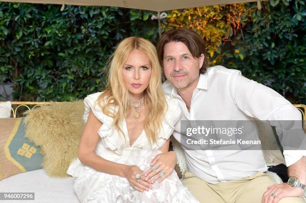 Rachel Zoe and Rodger Berman attend ZOEasis 2018 at Parker Palm Springs on April 13, 2018 in Palm Springs, California.