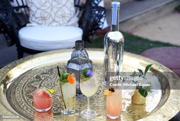 Belvedere Vodka on display at Rachel Zoe's 4th Annual ZOEasis at Parker Palm Springs on April 13, 2018 in Palm Springs, California.