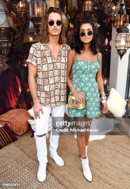Raquel Natasha and guest attend Rachel Zoe's 4th Annual ZOEasis at Parker Palm Springs on April 13, 2018 in Palm Springs, California.