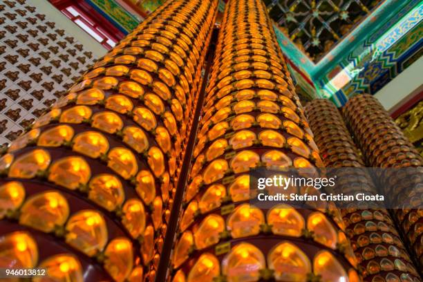 lights at thean hou temple, kuala lumpur malaysia - thean hou stock pictures, royalty-free photos & images