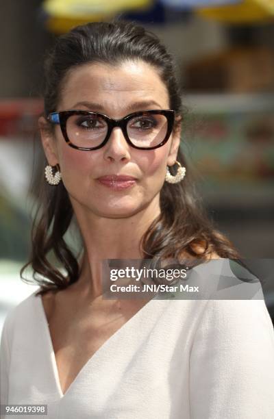 Actress Bridget Moynahan is seen on April 13, 2018 in New York City.