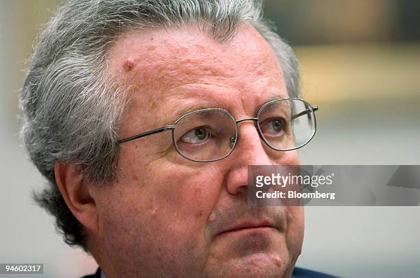 John Hofmeister, president of U.S. Operations for Shell Oil listens to a question during the U.S. House of Representatives Committee on Government...