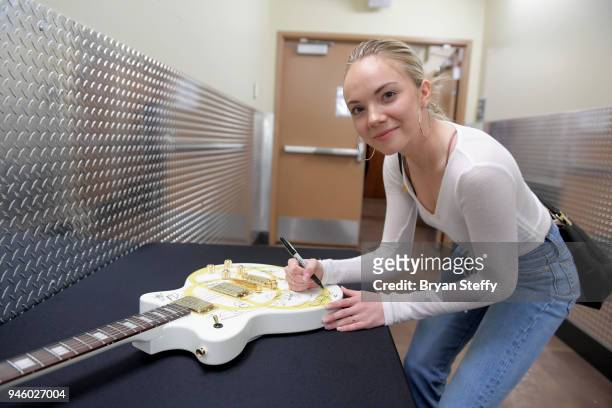 Danielle Bradbery attends ACM Stories, Songs & Stars: A Songwriter's Event Benefiting ACM Lifting Lives at The Joint inside the Hard Rock Hotel &...