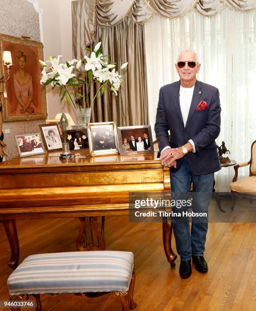 Frederic Prinz von Anhalt attends Zsa Zsa Gabor's estate auction preview at Private Residence on April 13, 2018 in Los Angeles, California.