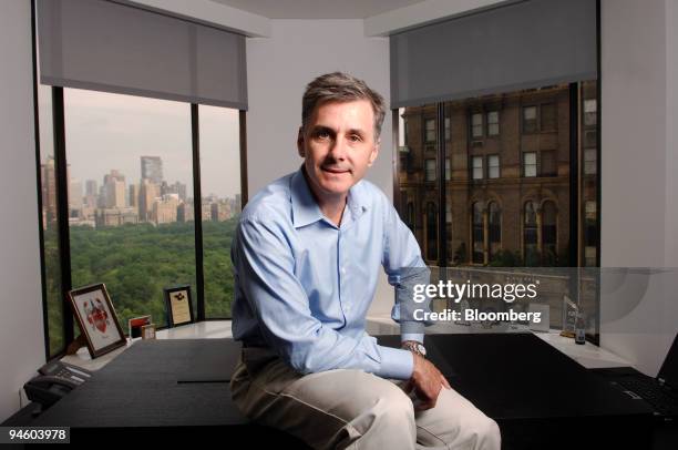 York Capital Management Founder and Senior Managing Director James 'Jamie' Dinan poses in New York, Tuesday, June 20, 2006. The Renoir, the Monet and...