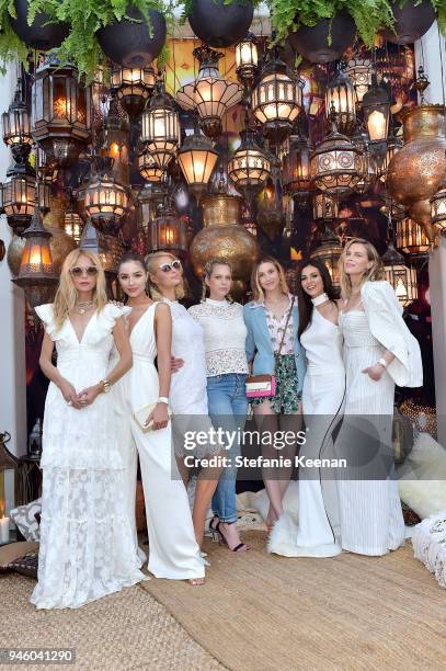 Rachel Zoe, Olivia Culpo, Paris Hilton, Erin Foster, Whitney Port, Victoria Justice and Sara Foster ZOEasis 2018 at Parker Palm Springs on April 13,...