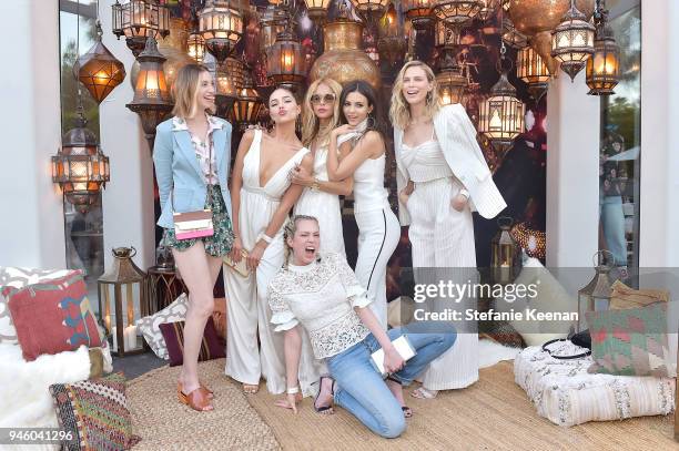 Whitney Port, Olivia Culpo, Rachel Zoe, Victoria Justice, Sara Foster, and Erin Foster attend ZOEasis 2018 at Parker Palm Springs on April 13, 2018...