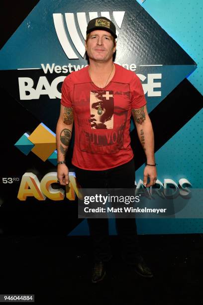 Jerrod Niemann attends the 53rd Academy of Country Music Awards Cumulus/Westwood One Radio Remotes at MGM Grand Garden Arena on April 13, 2018 in Las...