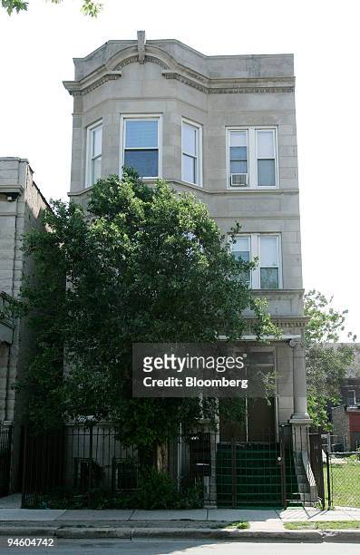 Martin Luther King's "Trusteeship Building," located at 1321 S. Homan Street in the North Lawndale neighborhood of Chicago, Illinois, is pictured on...