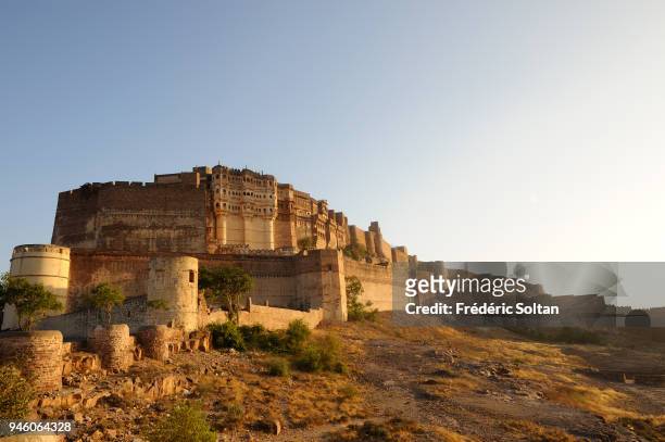 Mehrangarh Fort in Jodhpur on March 06, 2017 in India.