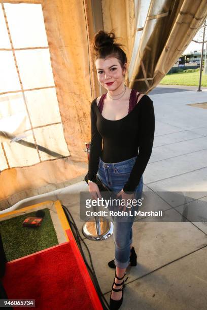 Sarah Kay Jolly attends the 12th Annual Santee High School Fashion Show at Los Angeles Trade Technical College on April 13, 2018 in Los Angeles,...