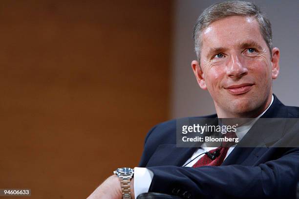 Siemens Chief Executive Officer Klaus Kleinfeld listens at the Trans-Atlantic Business Dialogue Innovation Conference Healthcare in Berlin, Germany,...