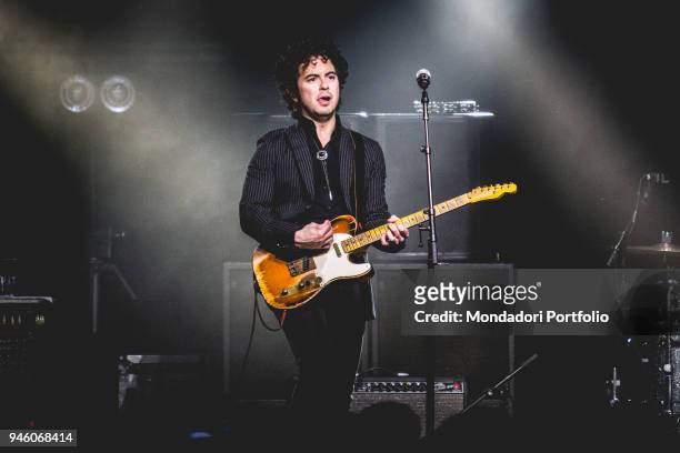 Member of american band The Last Bandoleros performs at Fabrique, Milan , march 23, 2017