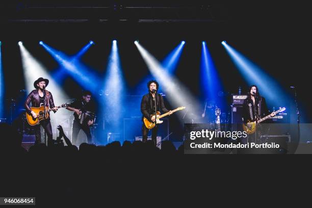 American band The Last Bandoleros performs at Fabrique, Milan , march 23, 2017