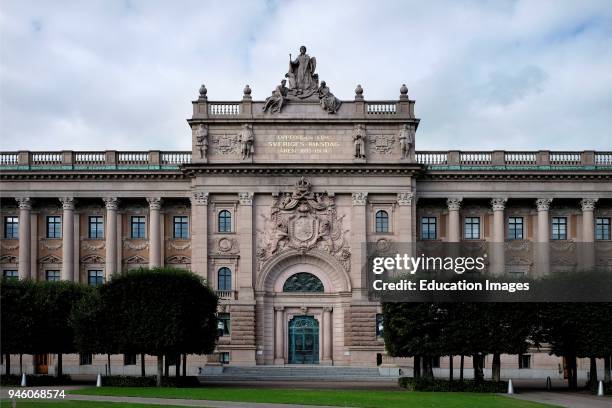 Sweden. Stockholm. Parliament Palace.