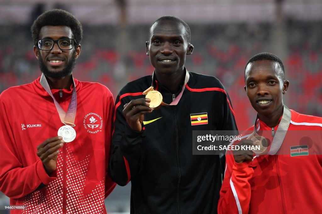 ATHLETICS-CGAMES-2018-GOLD COAST-PODIUM