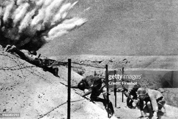 Second World War North African Campaign 1940 Italian offensive.