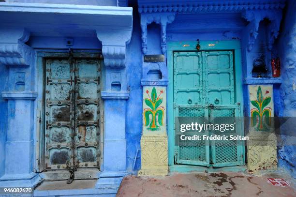 Blue painted houses and street scenes in Jodhpur. Jodhpur is the second largest city in the Indian state of Rajasthan. It is also referred to as the...