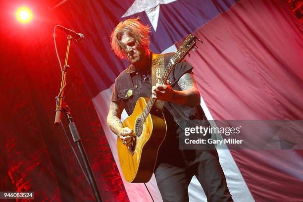 Butch Walker performs in concert during the Mack, Jack & McConaughey Jack Ingram & Friends benefit concert at ACL Live on April 13, 2018 in Austin,...