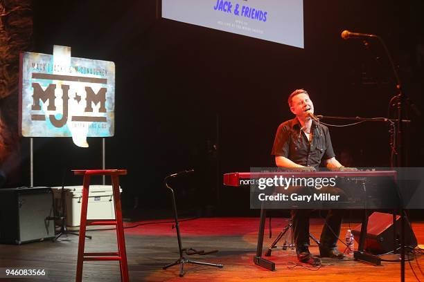 John Fullbright performs in concert during the Mack, Jack & McConaughey Jack Ingram & Friends benefit concert at ACL Live on April 13, 2018 in...