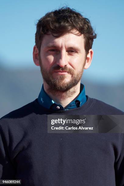 Actor Raul Arevalo attends 'Memorias de un Hombre en Pijama' photocall during the 21th Malaga Film Festival on April 14, 2018 in Malaga, Spain.