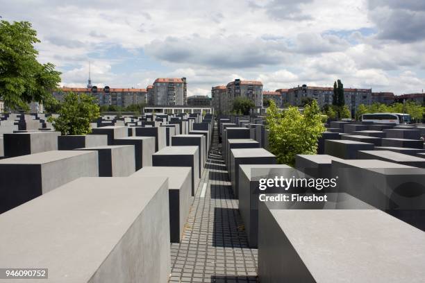Berlin Germany Europe Holocaust Memorial to the Murdered Jews of Europe.