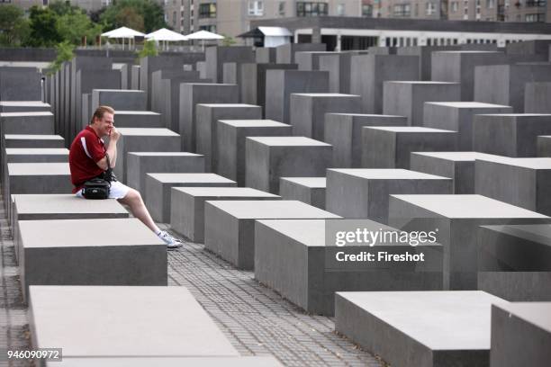 Berlin Germany Europe Holocaust Memorial to the Murdered Jews of Europe.