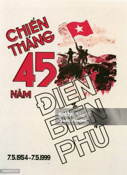 Diem Bien Phu 1954-Propaganda poster of the battle 1999.