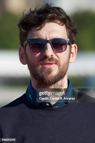 Actor Raul Arevalo attends 'Memorias de un Hombre en Pijama' photocall during the 21th Malaga Film Festival on April 14, 2018 in Malaga, Spain.